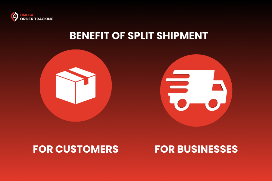 Benefit of split shipment