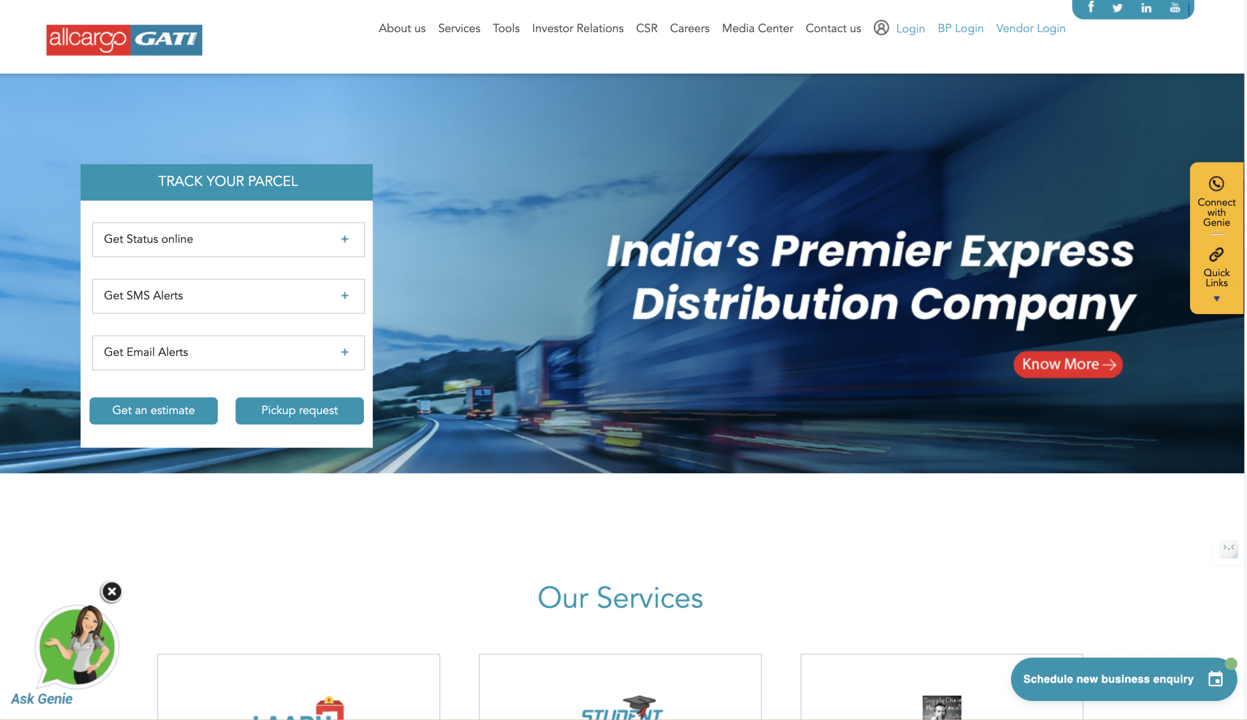 Gati ecommerce shipping companies in india