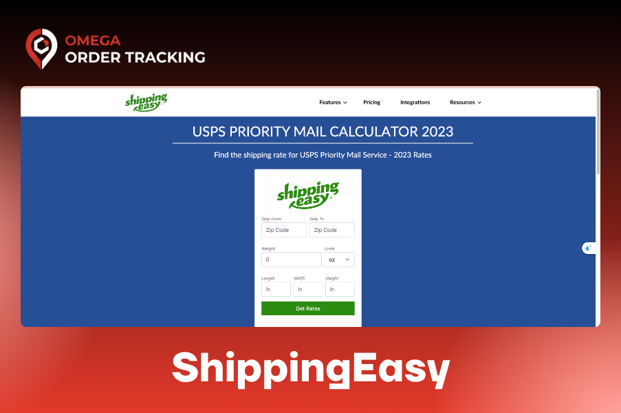 calculate the cheapest way to ship a small package with shipping easy
